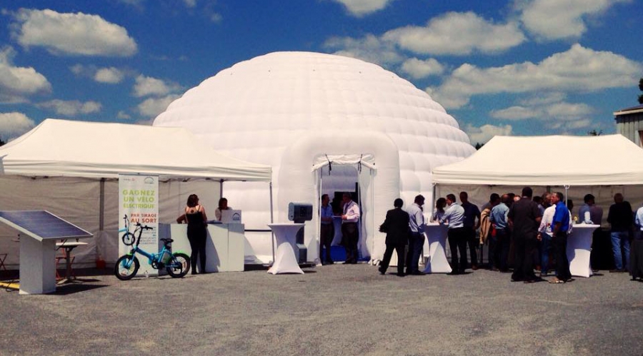 Igloo gonflable géant pour événementiel et reception