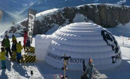 Dome Igloo gonflable publicitaire diamètre 5m