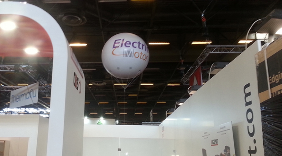 ballon hélium pour stand en foire exposition