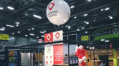 Ballon publicitaire pour stand