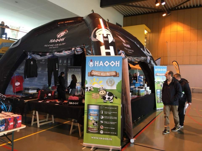 stand gonflable de 25m²