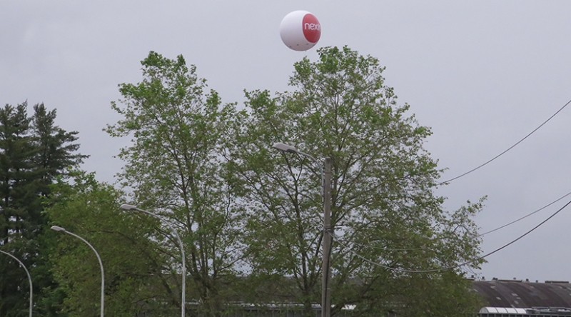 ballon promotionnel agence Nexity Annecy