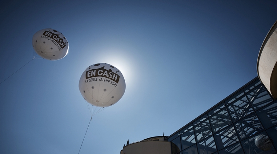 ballon volant hélium 300cm