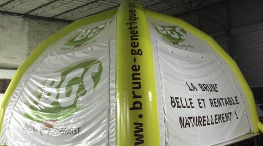 Tente gonflable publicitaire pour événementiel