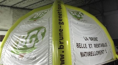 Tente gonflable publicitaire pour événementiel