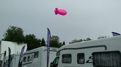 installation d&#039;un Dirigeable pour la FOIREXPO 2015 Ã  La Rochelle