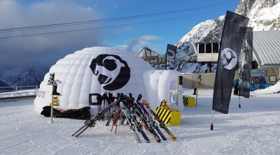 Igloo ou dôme gonflable publicitaire