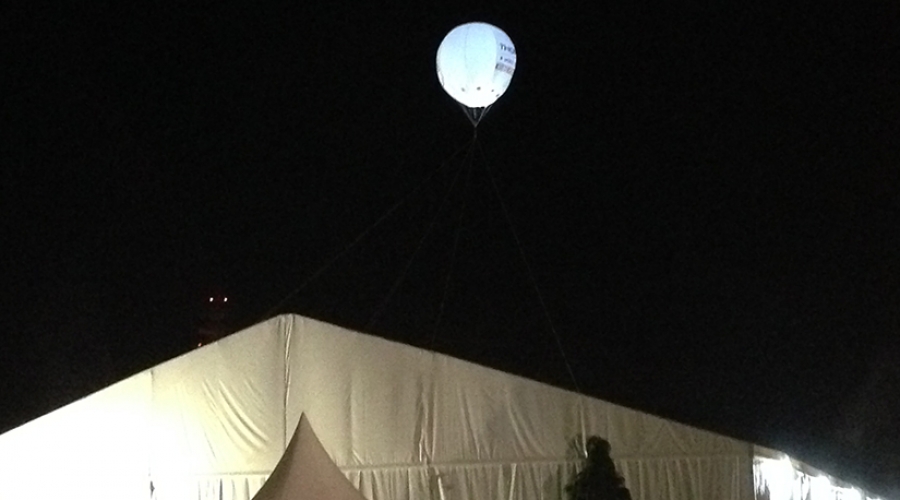 Ballon publicitaire géant lumineux